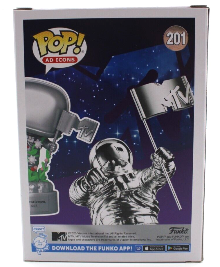 Vanilla Ice MTV Moon Person 201 Signed Funko Pop Ad Icons w/Beckett COA BP89906
