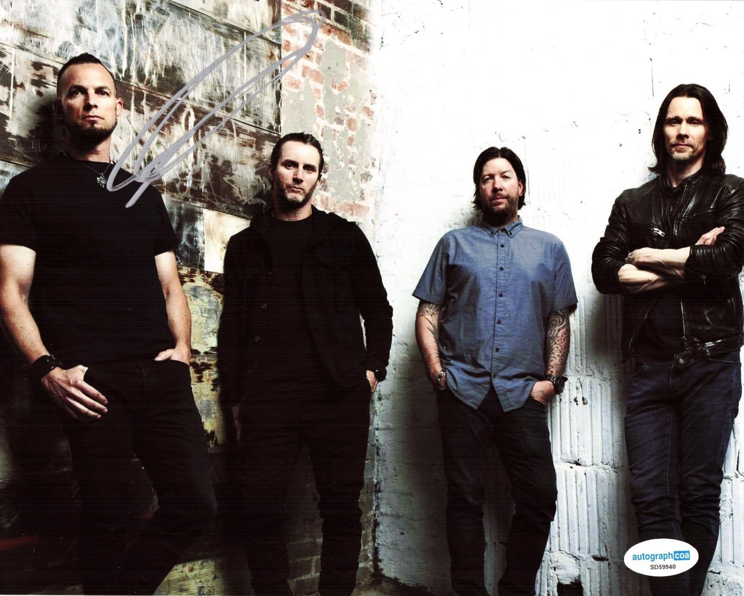 Mark Tremonti Creed Alter Bridge Rock N Roll Signed 8x10 Photo w/ACOA SD59940