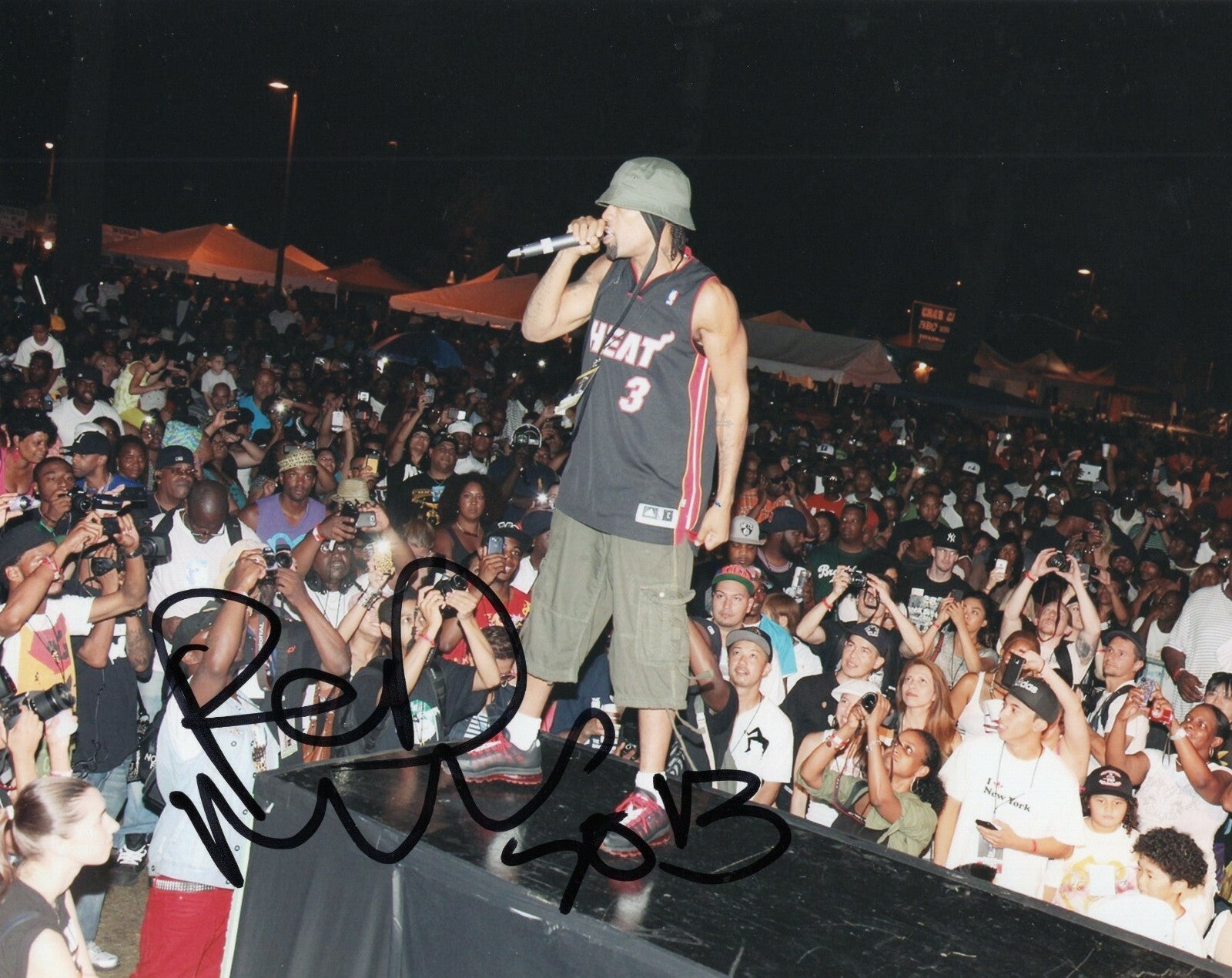 Redman Reggie Rapper Signed 8x10 Photo w/COA Muddy Waters Whut Thee Album #2