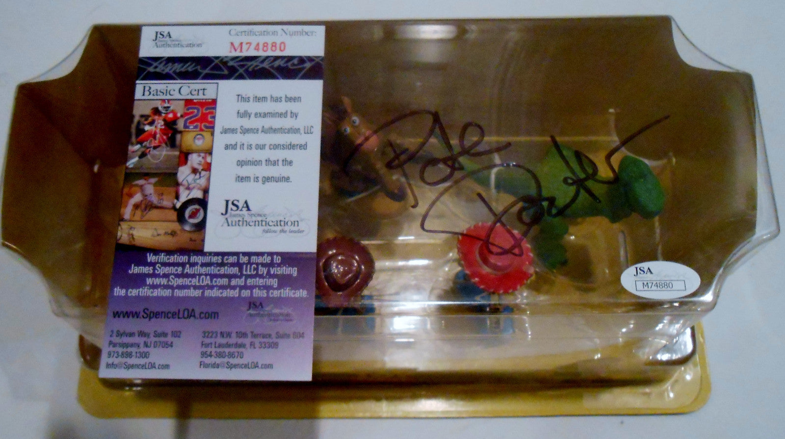 Pete Docter Signed Figurine Playset w/JSA COA Toy Story M74880