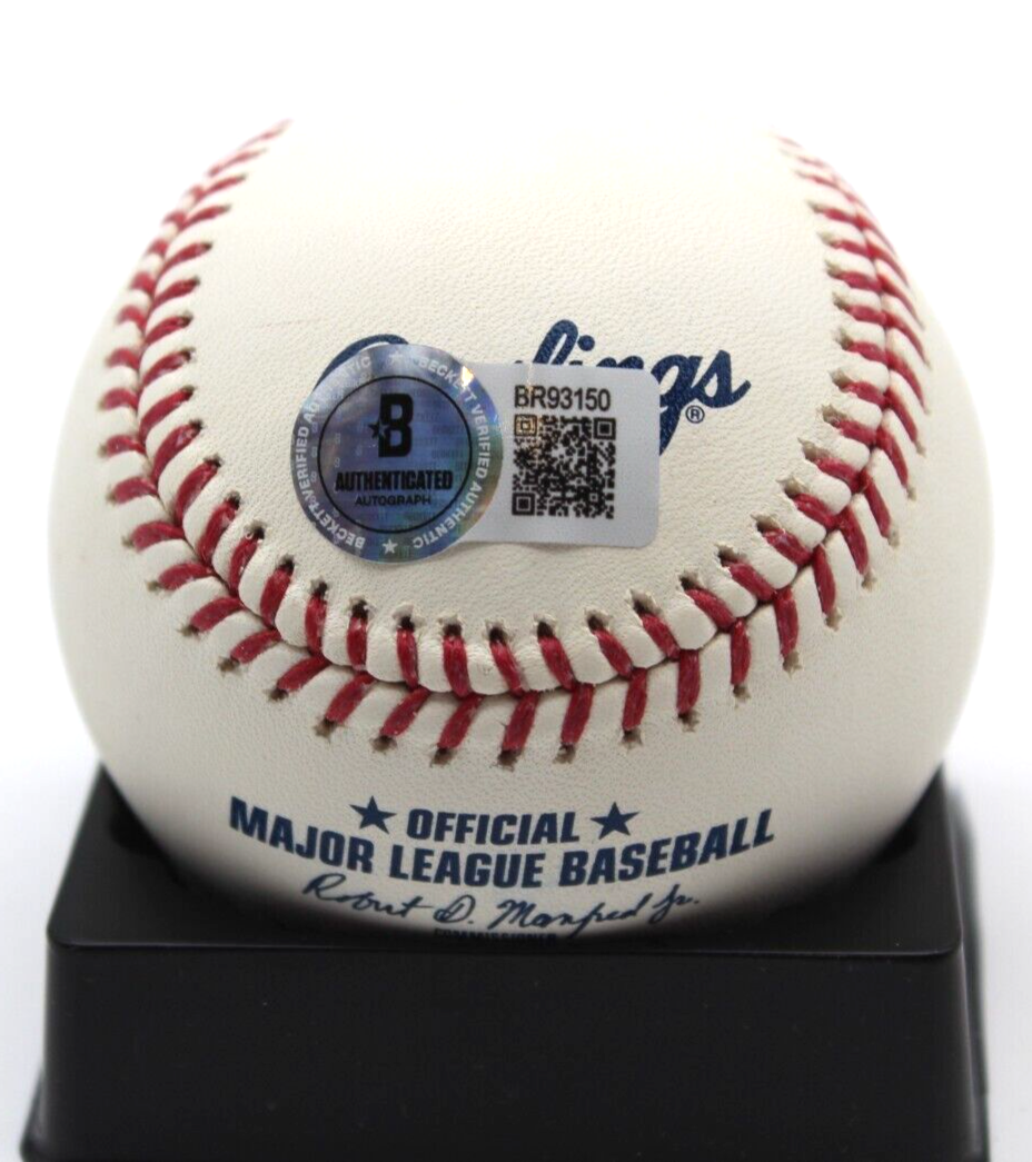 Dennis Quaid Signed Official Major League Baseball The Rookie w/Beckett BR93150