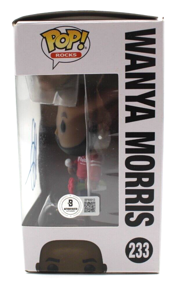 Wanya Morris Boyz II Men #233 Signed Funko Pop Rocks w/Beckett COA BP89913