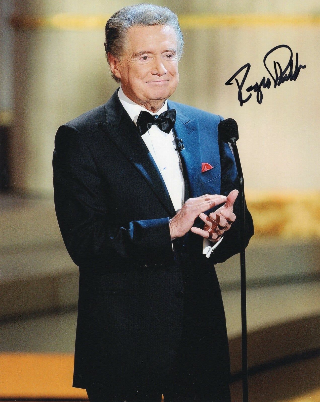 Regis Philbin Signed 8x10 Photo w/ COA Who Wants To Be A Millionaire #3