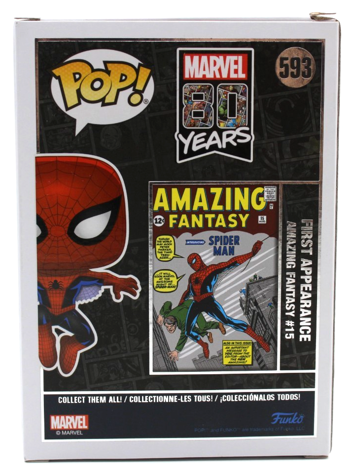 Hudson Thames Signed Spider-Man Marvel Funko Pop 593 w/Beckett COA BU41112