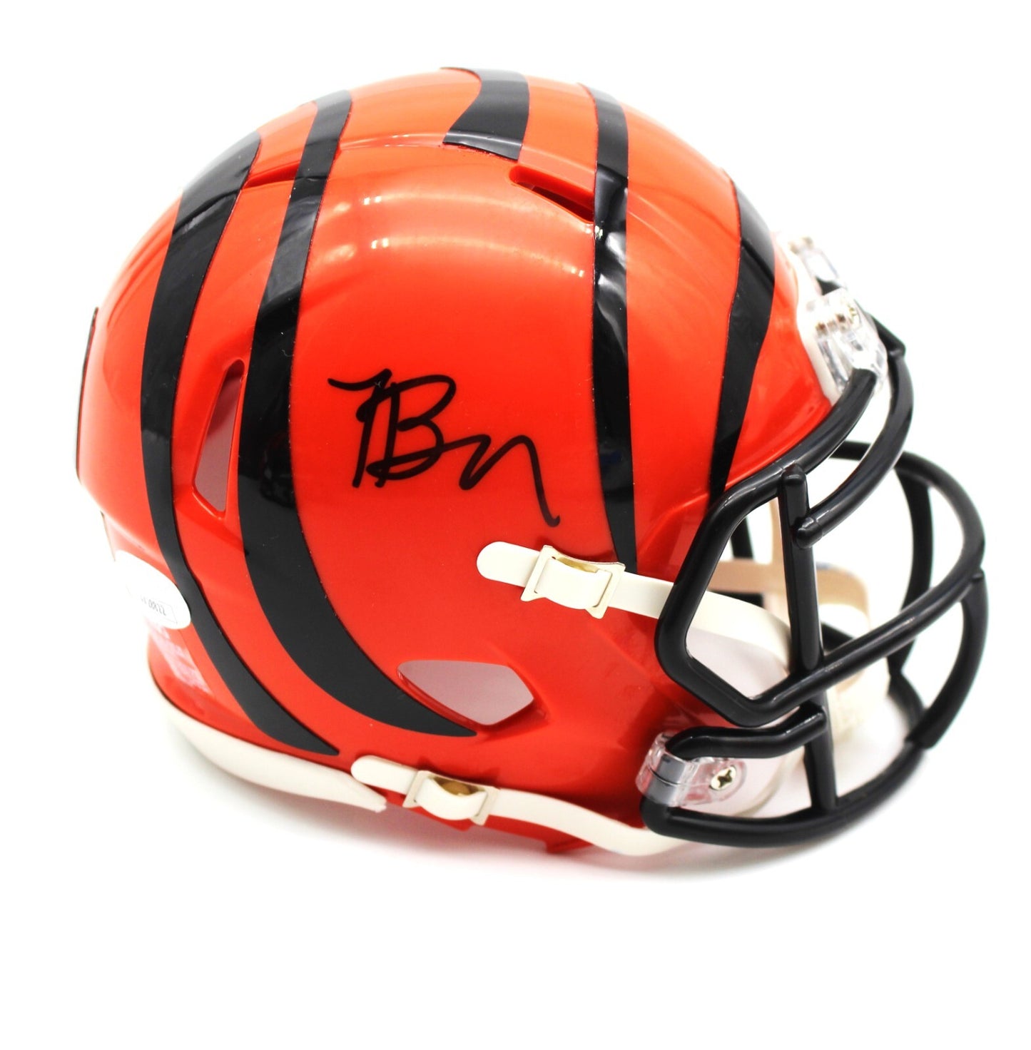 Trent Brown Signed Cincinnati Bengals Mini Football Helmet w/JSA COA AX28822