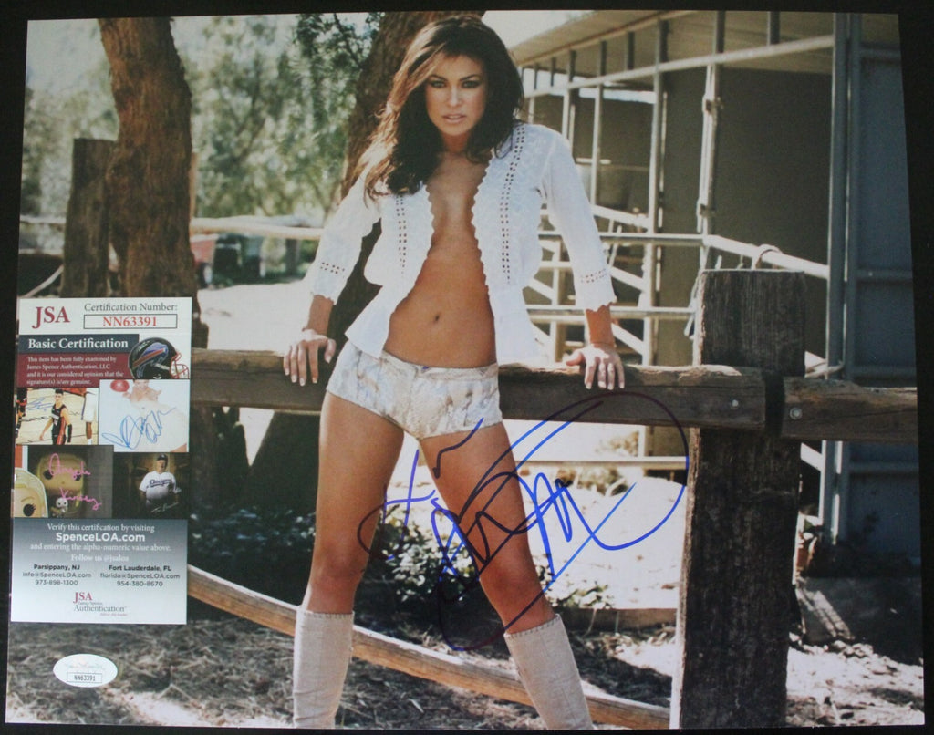 Carmen Electra Signed Sexy Supermodel 11x14 Photo w/JSA COA NN63391