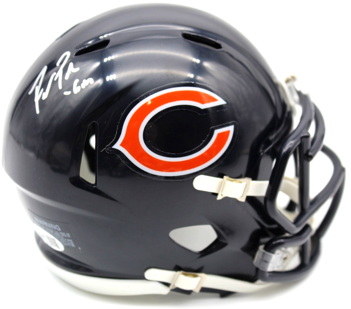 Ryan Poles Chicago Bears GM Signed Mini Football Helmet w/JSA COA CK19733
