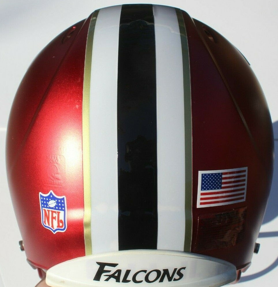Atlanta Falcons Custom Speed Blaze Football Helmet 