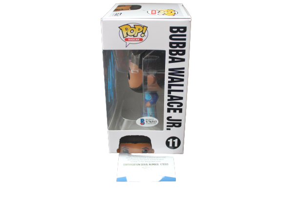Bubba Wallace Jr Signed Nascar #11 Funko Pop w/Beckett COA Y76313 BAS