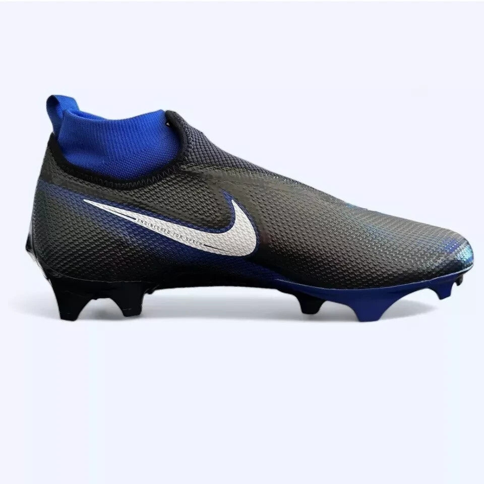 Nike Vapor Edge Pro 360 Football Cleat Men Size 12.5 Black Royal Blue CV6345-002