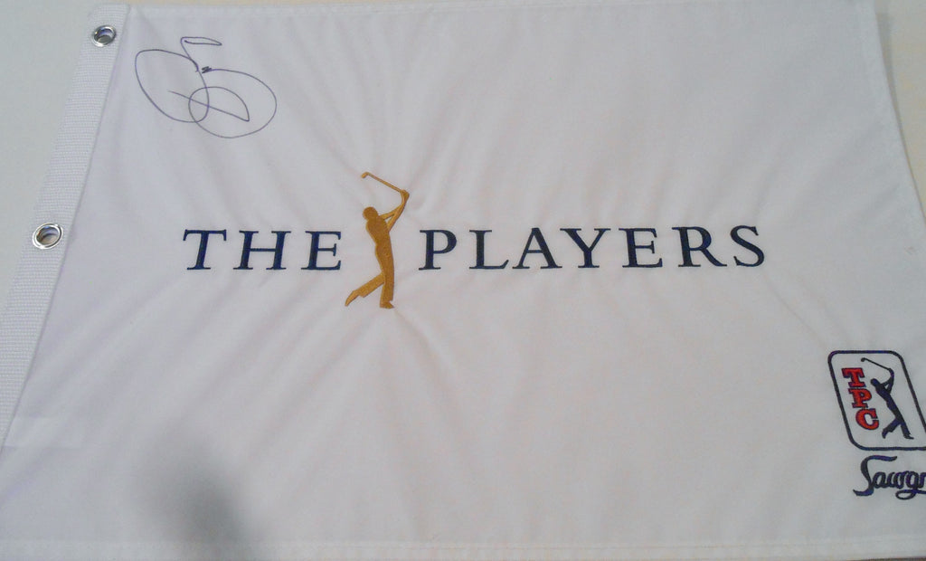 Jason Day Signed 2016 Players Championship Flag w/JSA COA TPC Sawgrass Q30298