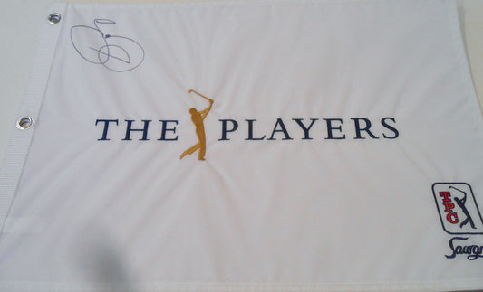 Jason Day Signed 2016 Players Championship Flag w/JSA COA TPC Sawgrass Q30298