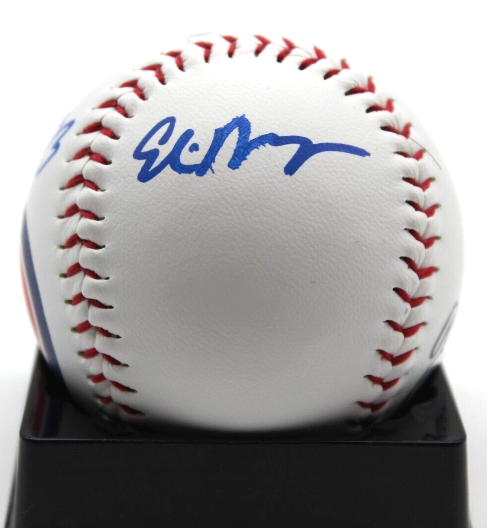 Elijah Morgan Signed Cubs Official Major League Baseball w/Beckett BR93175