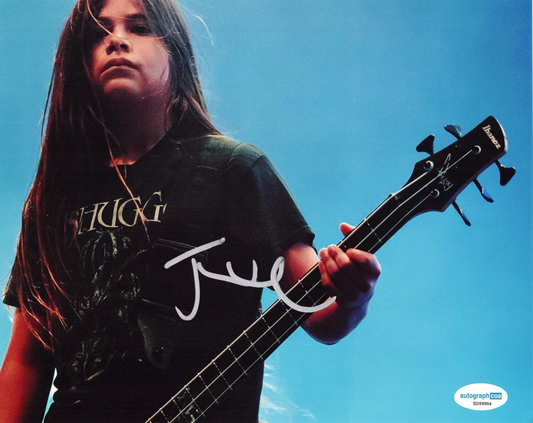 Ty Trujillo Suicidal Tendencies Signed 8x10 Photo w/ACOA SD59904