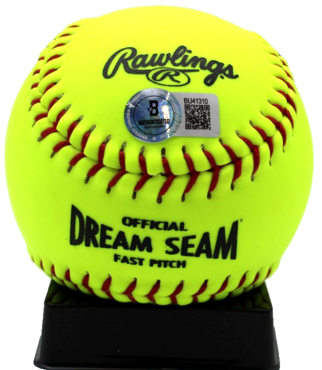 Megan Faraimo Signed Talons UCLA AUSL USA Softball w/Beckett BAS COA BU41310