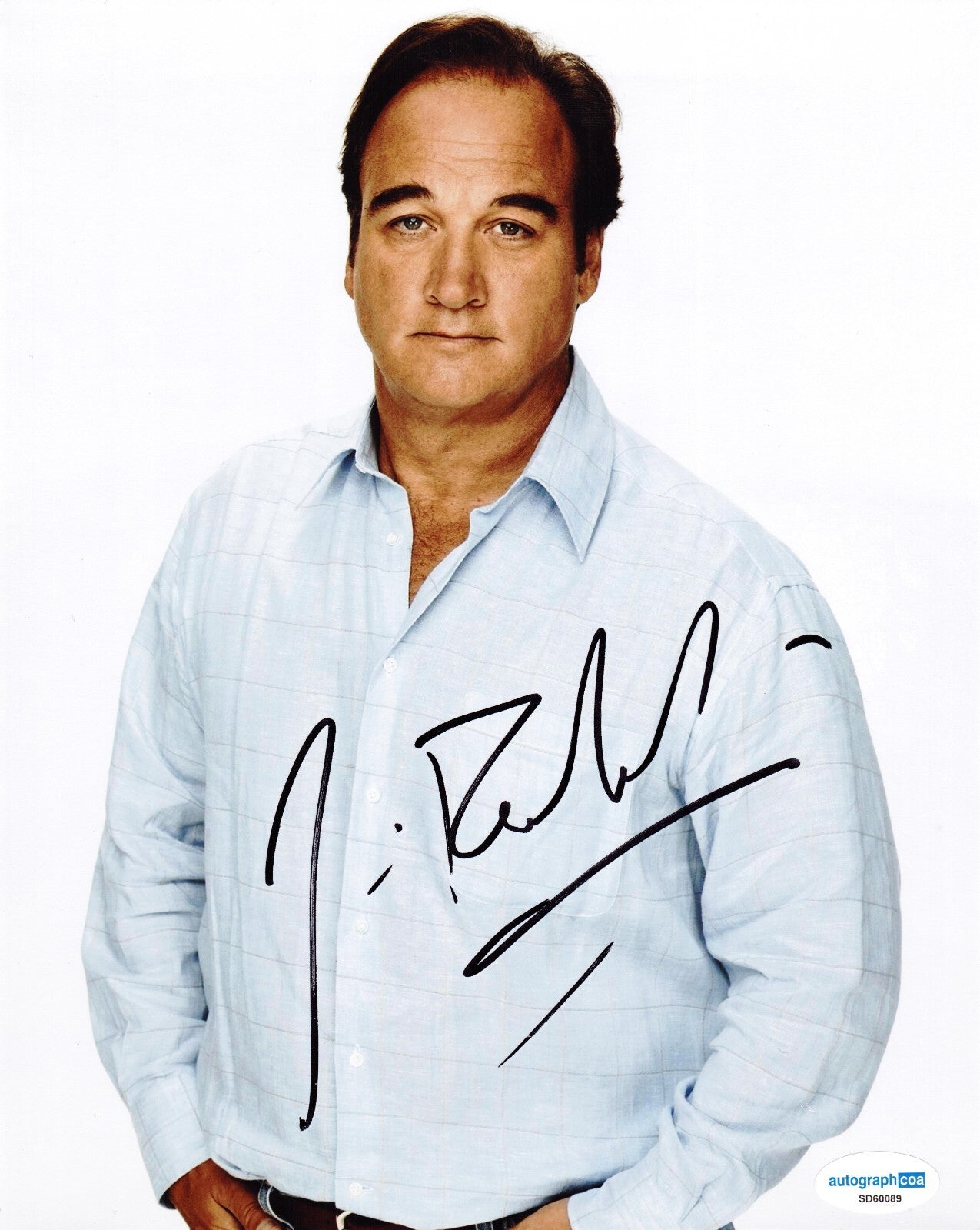 Jim Belushi K-9 Saturday Night Live Signed 8x10 Photo w/ACOA SD60089