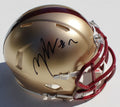 Zach Evans Signed Boston College Eagles Mini Football Helmet w/COA C