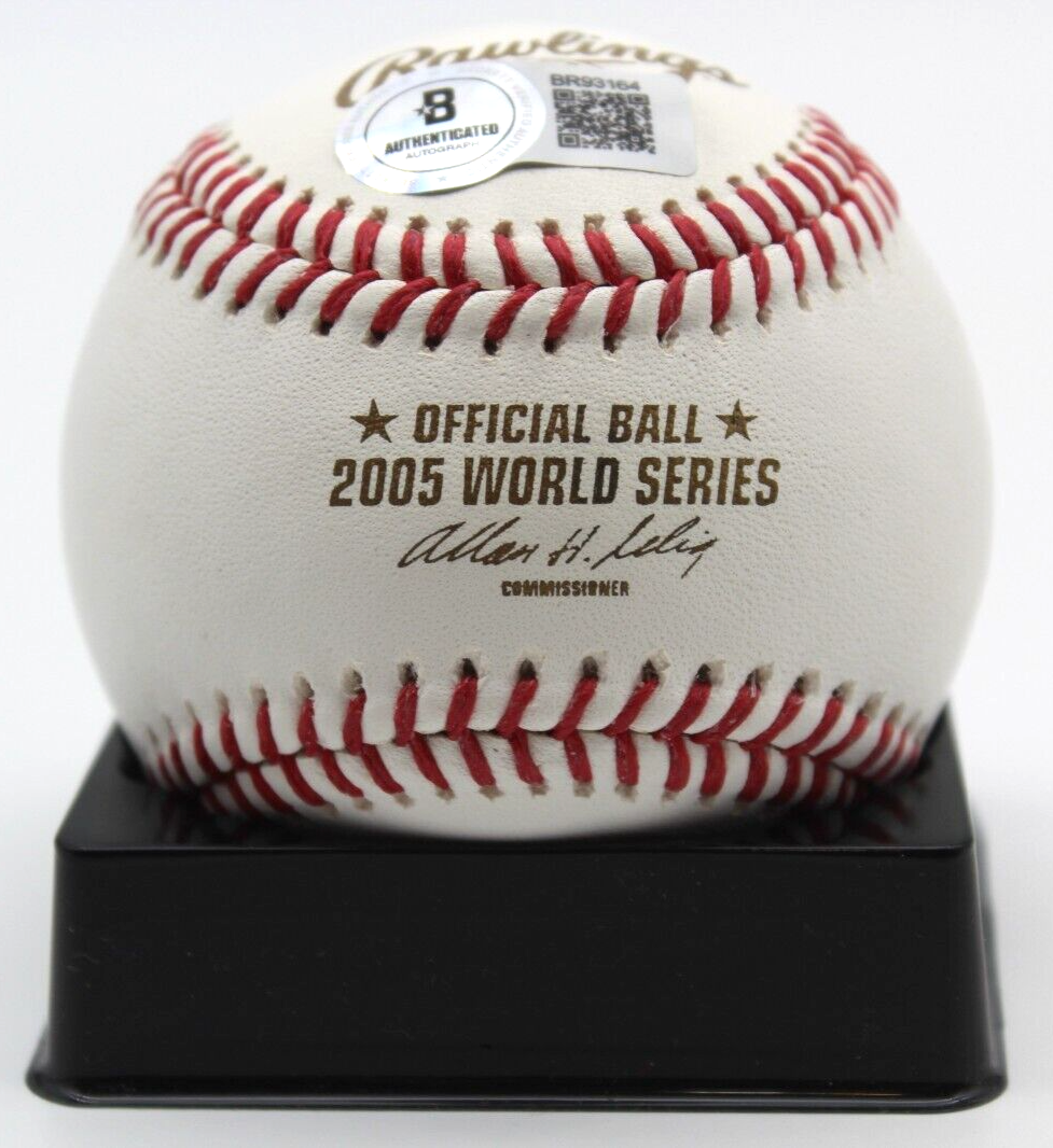 Mark Buehrle Signed 2005 World Series Ball Chicago White Sox w/Beckett BR93164