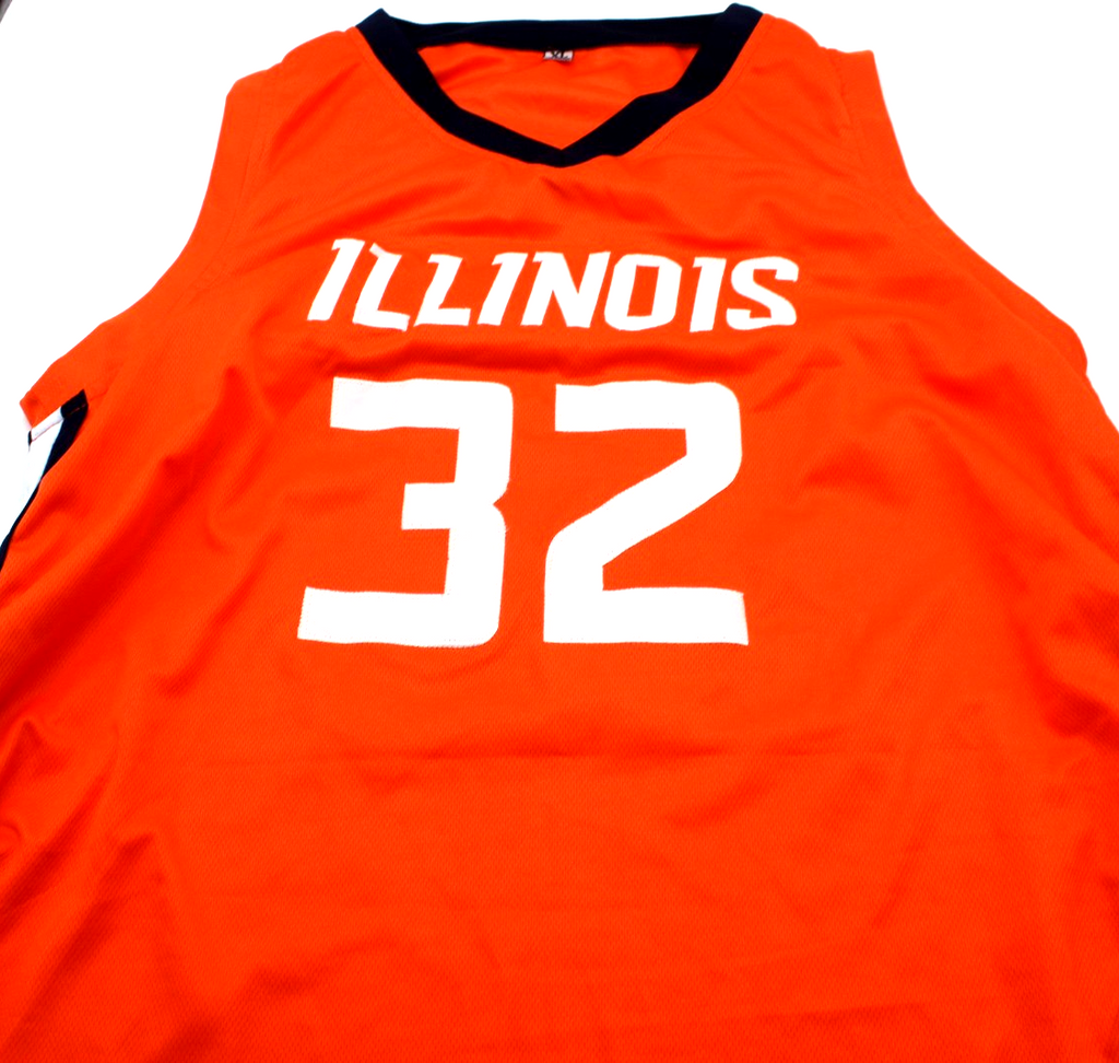 Kasparas Jakucionis Signed Illinois Custom Basketball Jersey w/JSA COA CR86484