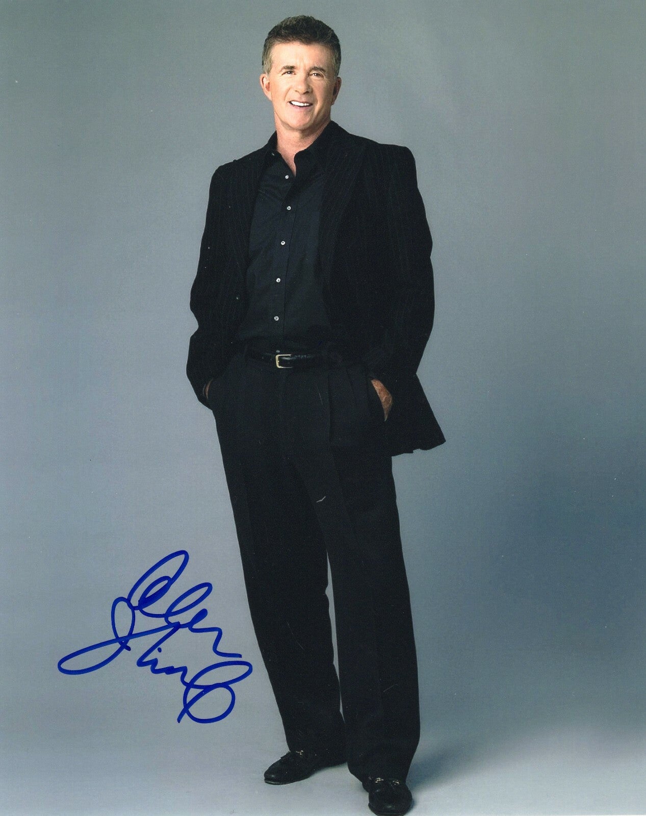Alan Thicke Actor Signed 8x10 Photo w/COA Growing Pains Dr. Jason Seaver