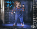 Ed Gale Signed Child's Play Movie Chucky 8x10 Photo w/Beckett COA BB76863