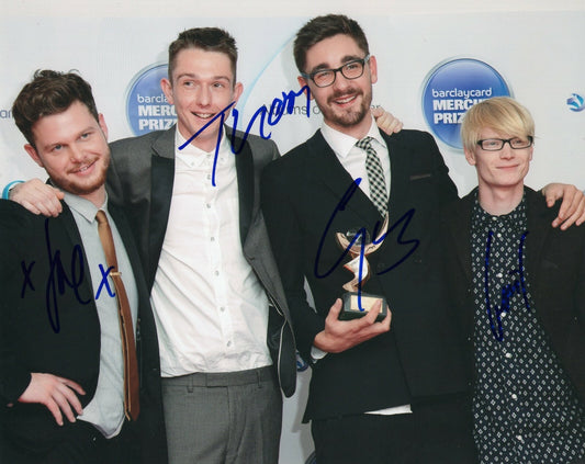 Alt-J Group Signed An Awesome Wave Bree zeblocks 8x10 Photo w/COA#3