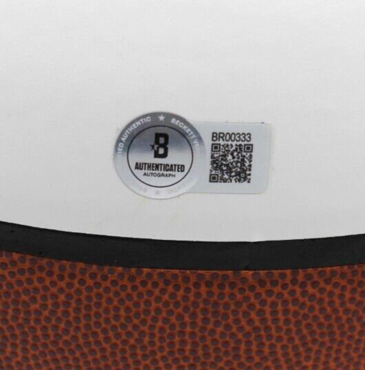 Joakim Noah Signed Chicago Bulls Logo Basketball W/Beckett COA BR00333
