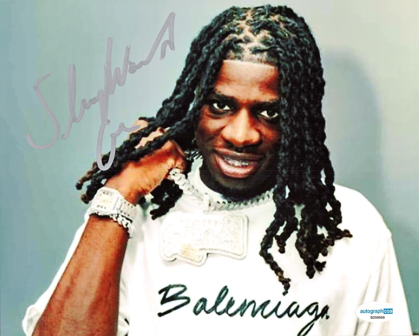 SleazyWorld Go Rap Hip Hop Signed 8x10 Photo w/ACOA SD59959