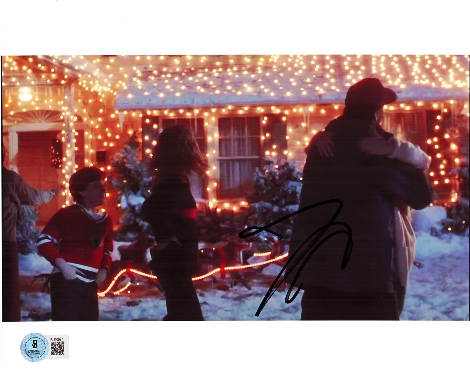 Johnny Galecki Signed Christmas Vacation 8x10 Photo W/Beckett COA BU10997