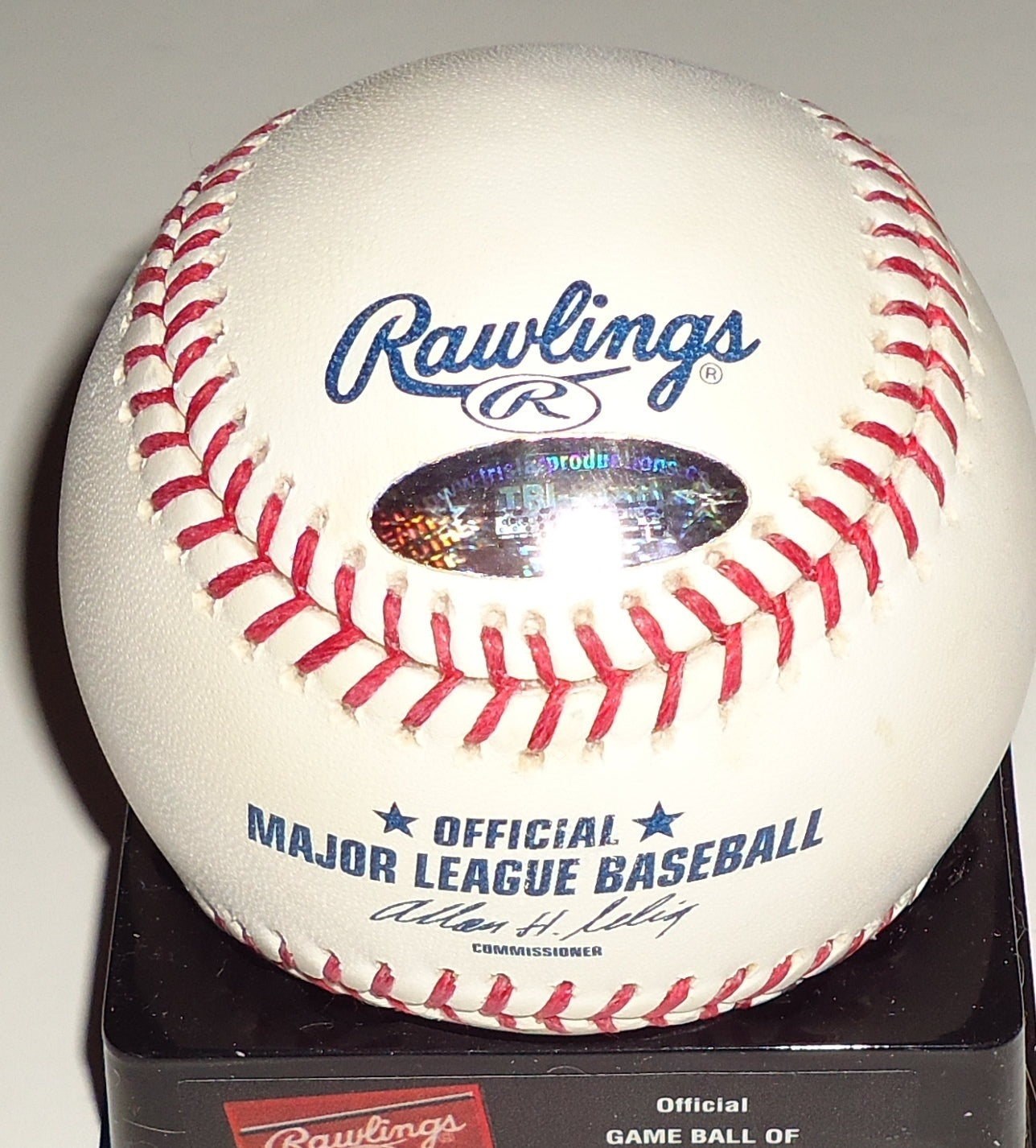 Gaylord Jackson Perry signed OML baseball Tri Star hidden treasures 7/12 Giants