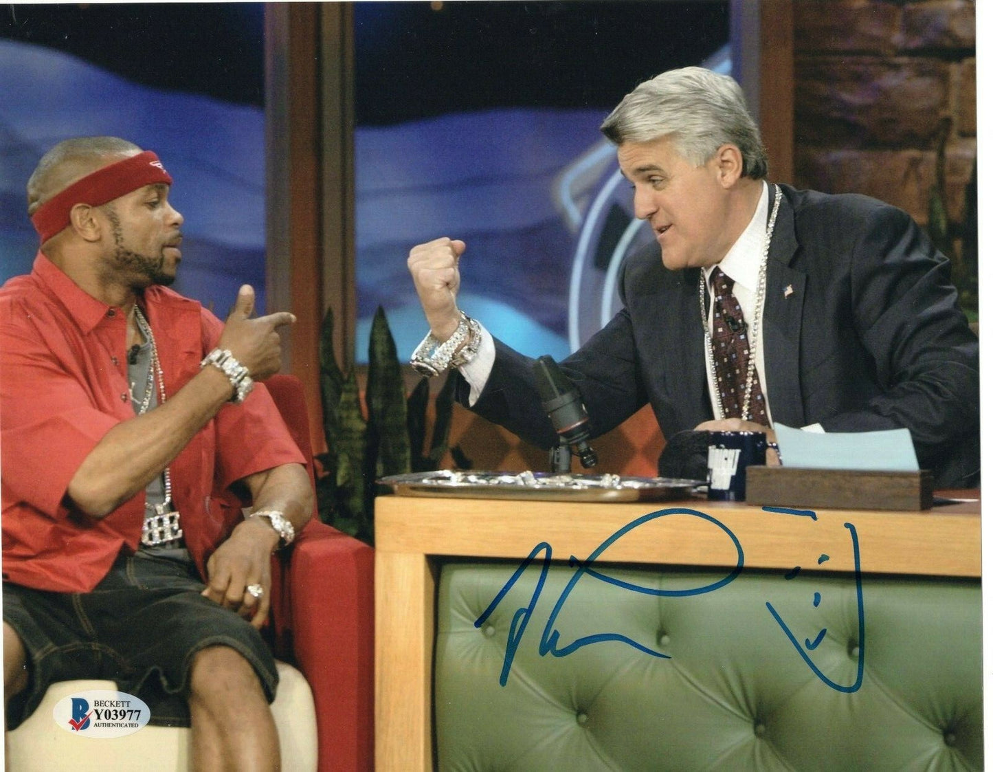 Jay Leno Signed The Tonight Show 8x10 Photo w/Beckett COA Y03977