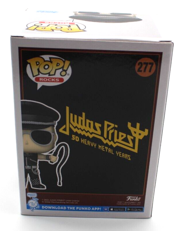 Rob Halford Judas Priest Pop Rocks 277 Signed Funko Pop w/Beckett BP30247 Swap
