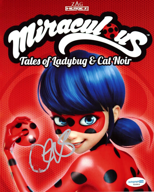 Cristina Valenzuela Miraculous Lady Bug Signed 8x10 Photo w/ACOA SD59810