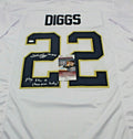 Logan Diggs Signed Custom White Notre Dame Football Jersey w/JSA COA PLACT