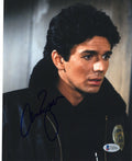 Adrian Zmed Signed TJ Hooker Vince Romano 8x10 Photo w/Beckett COA Y03993