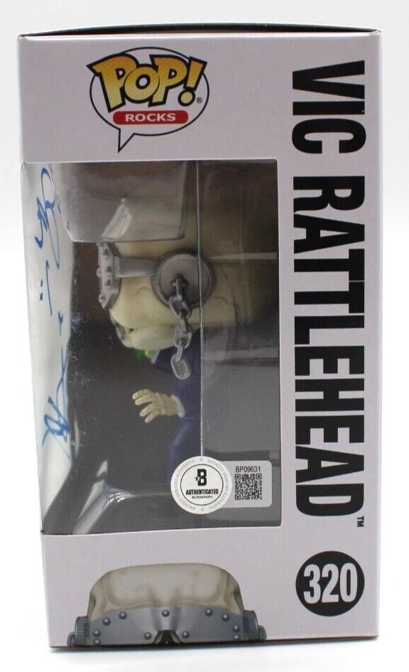 Dirk Verbeuren & James Lomenzo Megadeth Signed Funko Pop w/Beckett COA BP09631
