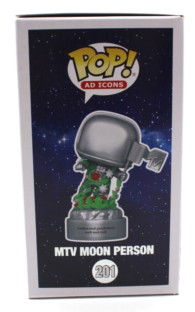 Vanilla Ice MTV Moon Person 201 Signed Funko Pop Ad Icons w/Beckett COA BP89905