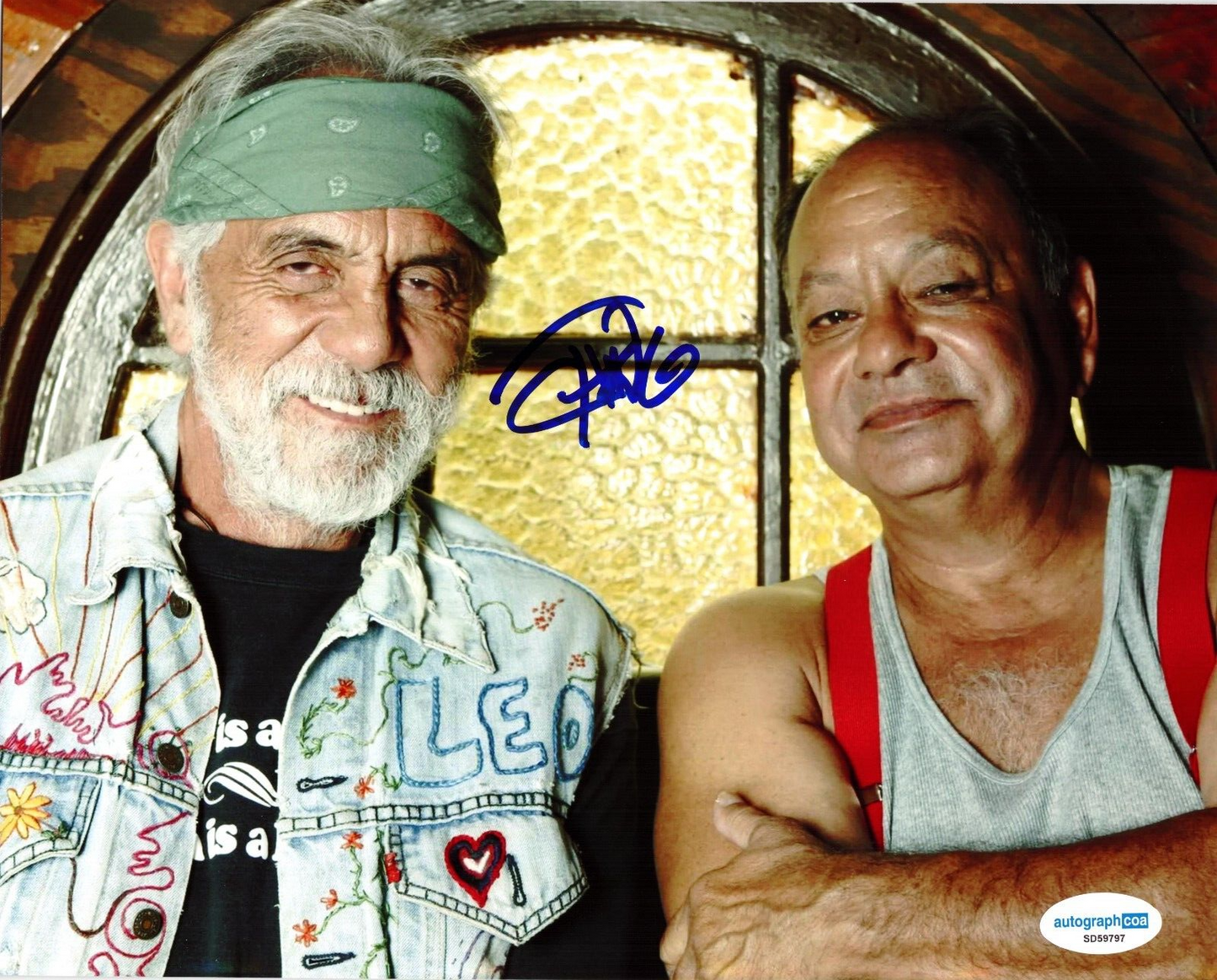 Tommy Chong Up In Smoke Cheech & Chong Signed 8x10 Photo w/ACOA SD59797