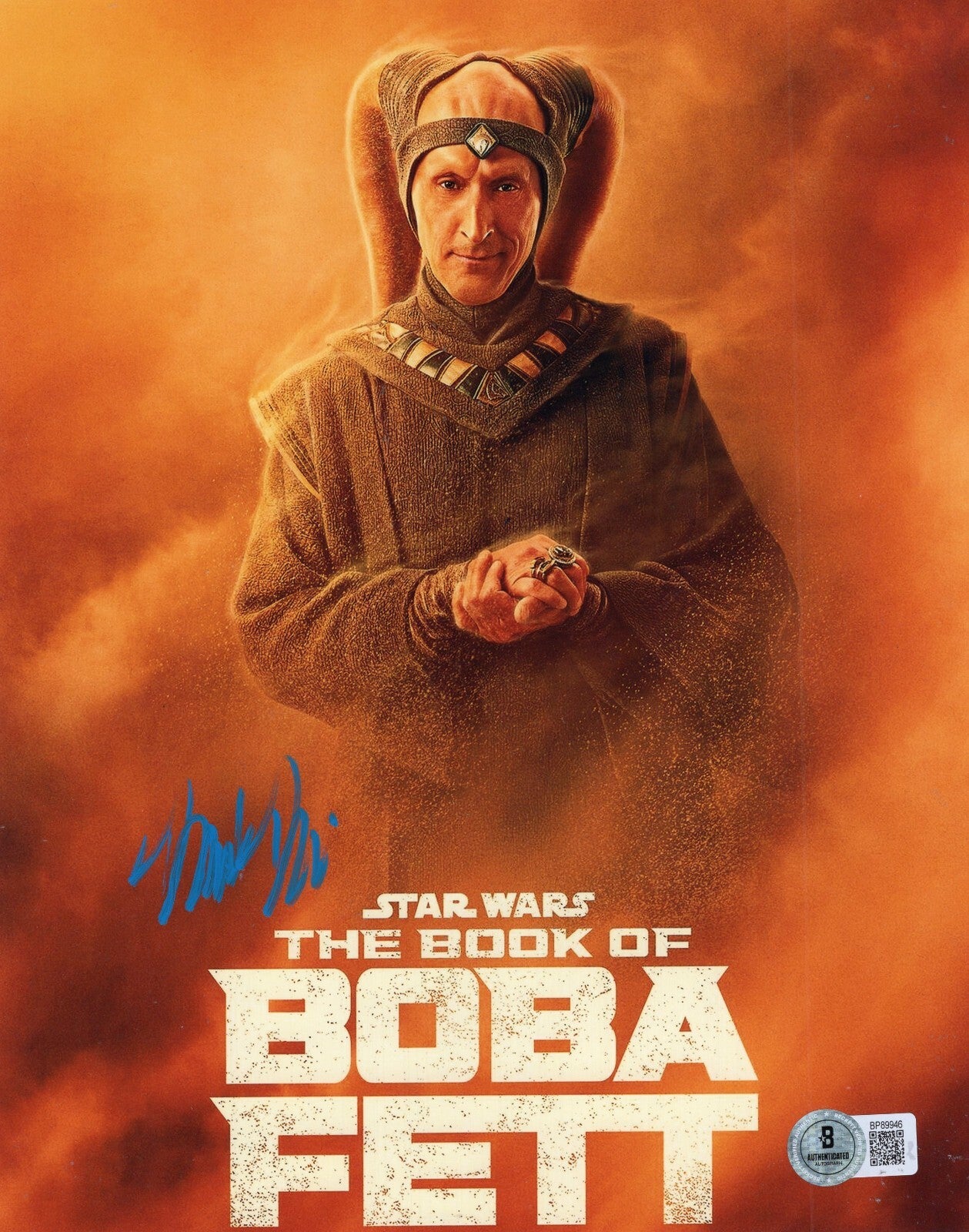 David Pasquesi Boba Fett The Majordomo Signed 8x10 Photo w/Beckett COA BP89946