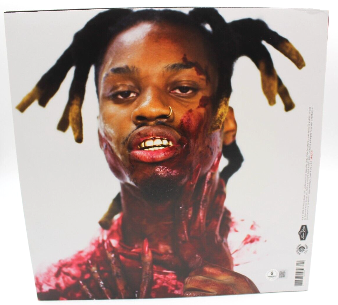 Denzel Curry TA1300 Signed Vinyl Album Cover LP W/BECKETT COA BN71262