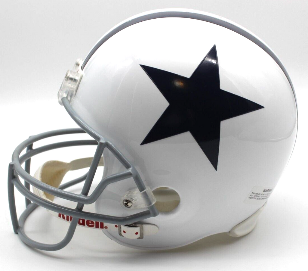 Daryl Johnston Signed Dallas Cowboys Full Size Replica Helmet w/Beckett BP59092