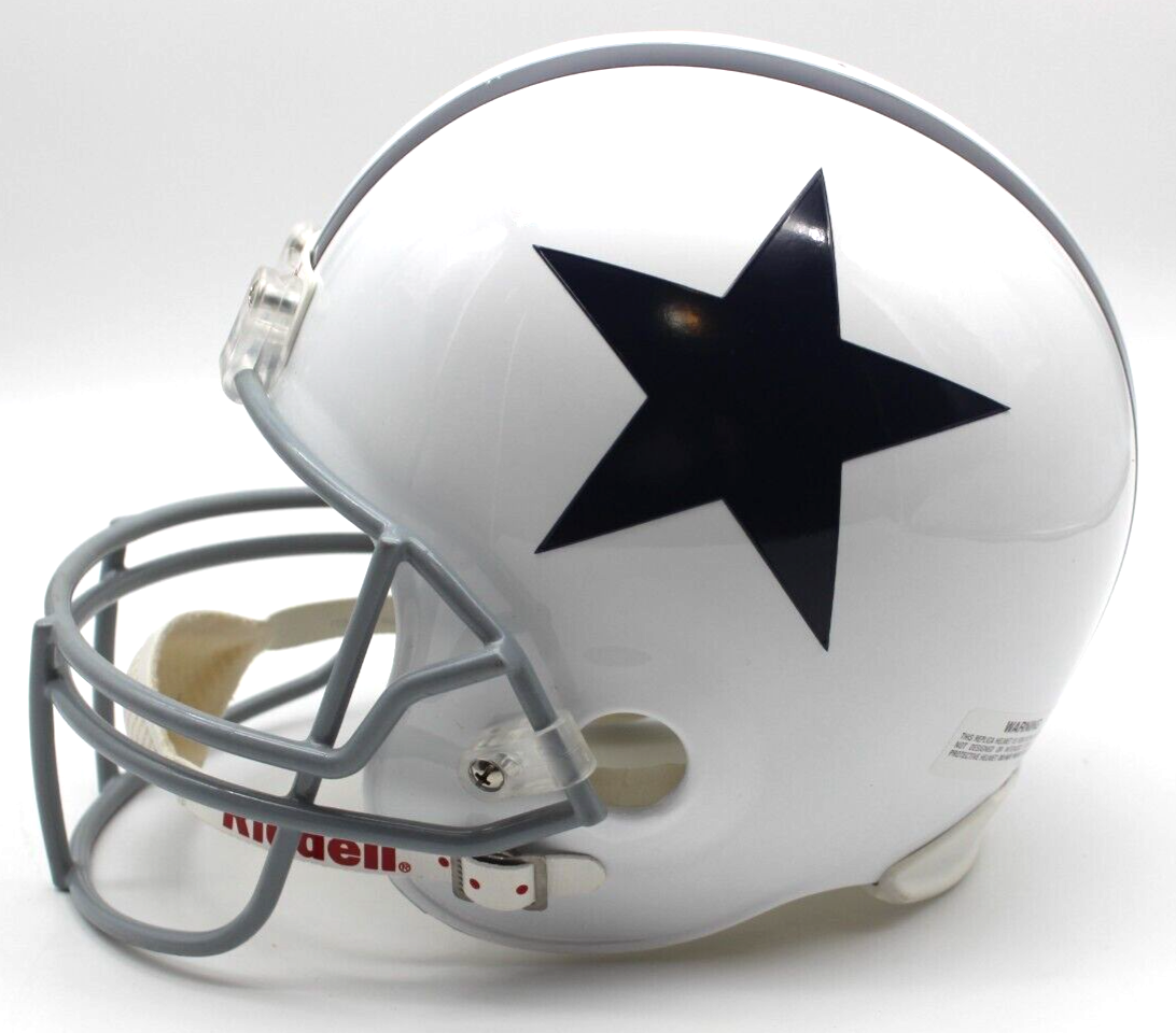 Daryl Johnston Signed Dallas Cowboys Full Size Replica Helmet w/Beckett BP59092