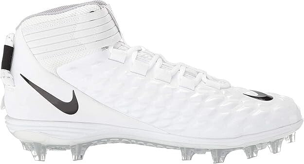 Size 10 Nike Force Savage Pro 2 White Football Cleats AH4000-100 Men’s Brand New