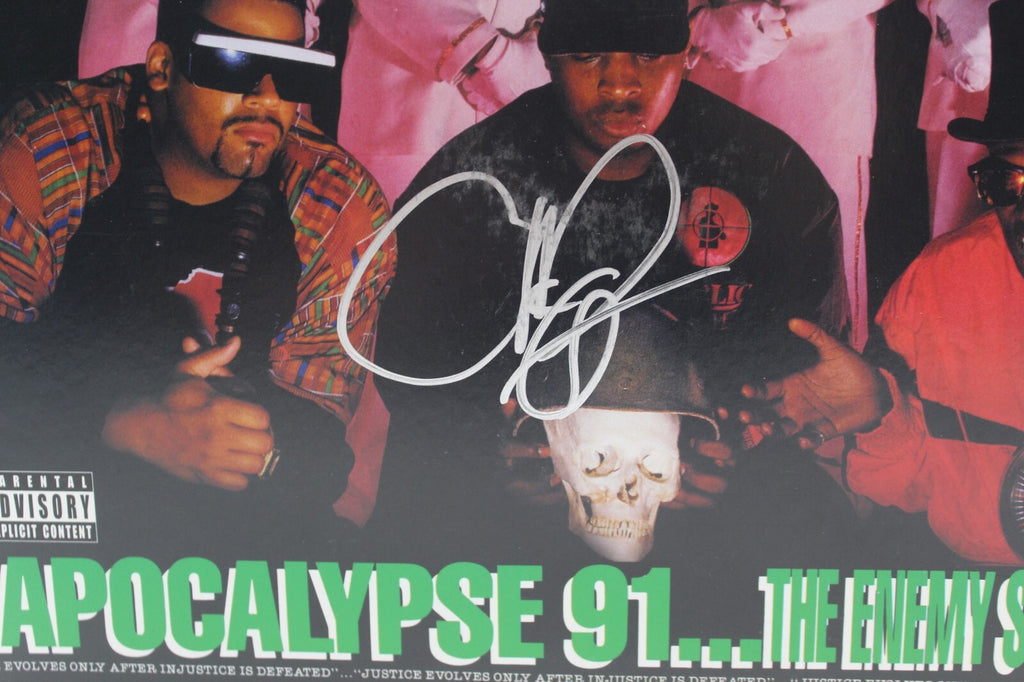 Chuck D Public Enemy Signed Apocalypse Vinyl Record Album W/Beckett COA BP89615
