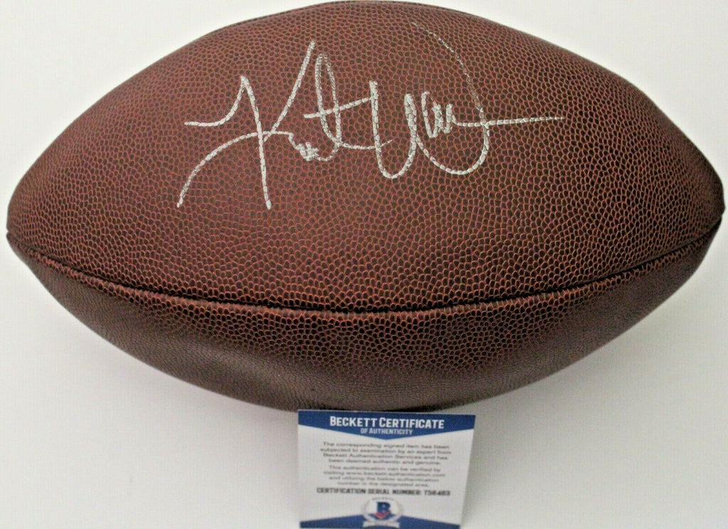 Kurt Warner Signed NFL Replica Football W/Beckett COA T56463 St. Louis Rams