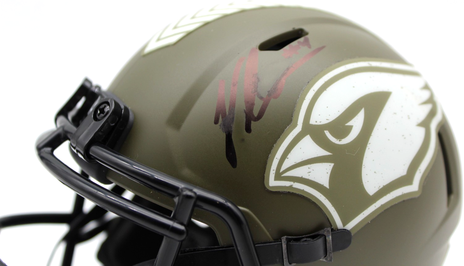 Jeremiyah Love Signed Arizona Cardinals STS Mini Helmet w/JSA COA CR86305