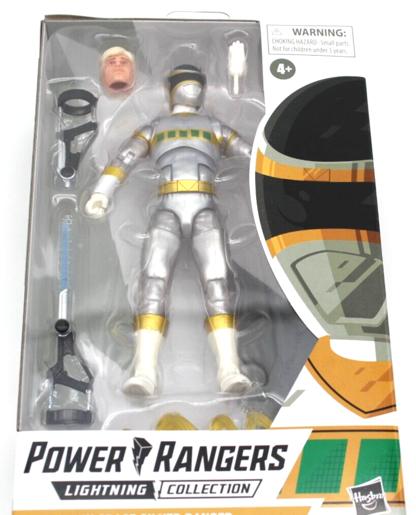 Power Rangers Lightning Collection In Space Silver Ranger Zhane Hasbro Brand New