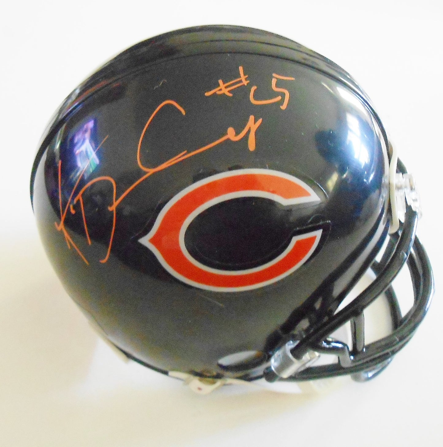 Ka'Deem Carey Signed Chicago Bears Mini Football Helmet w/COA #1