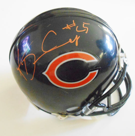 Ka'Deem Carey Signed Chicago Bears Mini Football Helmet w/COA #1