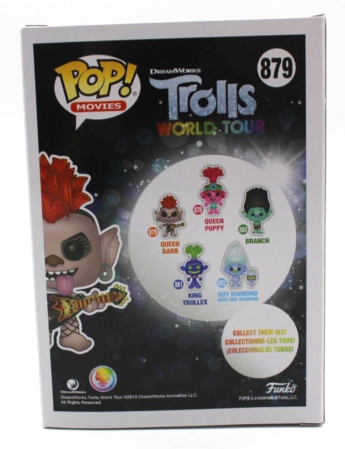 Rachel Bloom Trolls World Tour Queen Barb Signed Funko Pop w/Beckett COA BP89915